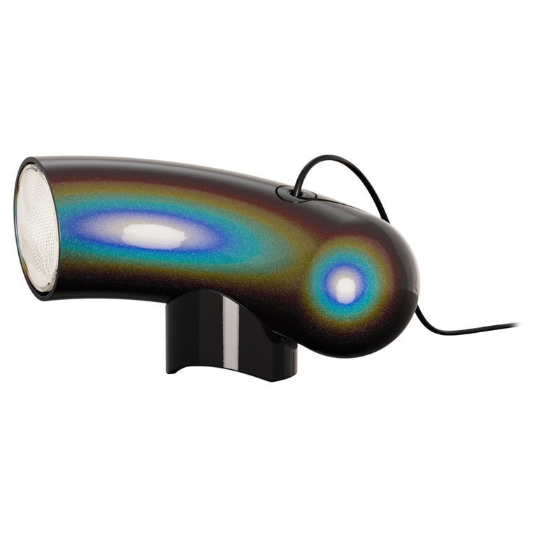 Chromische schwarze Hyphen-Tischlampe von Studio d''Armes