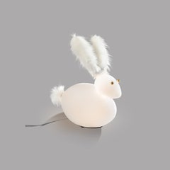 Rabbit, Unique Floor Lamp Sculpture, Ludovic Clément d’Armont