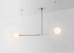 Single Arc Oddments Chandelier by Volker Haug