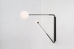Flutter I, Burnt Brass Sconce by Paul Matter