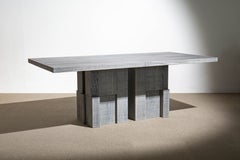 Table en bois de chêne blanc à superpositions de Hyungshin Hwang