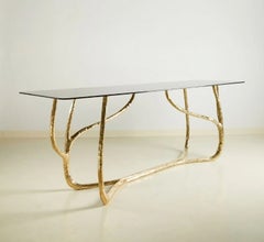 Molars Console - Contemporary Sculptural Brass by Misaya