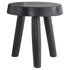 Low Black Stained Milk Stools