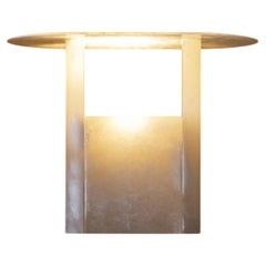 Lampe « Pagoda » en albâtre blanc, édition limitée, par Henry Wilson