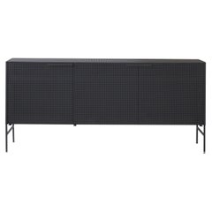 Black Grid Sideboard by Kristina Dam Studio