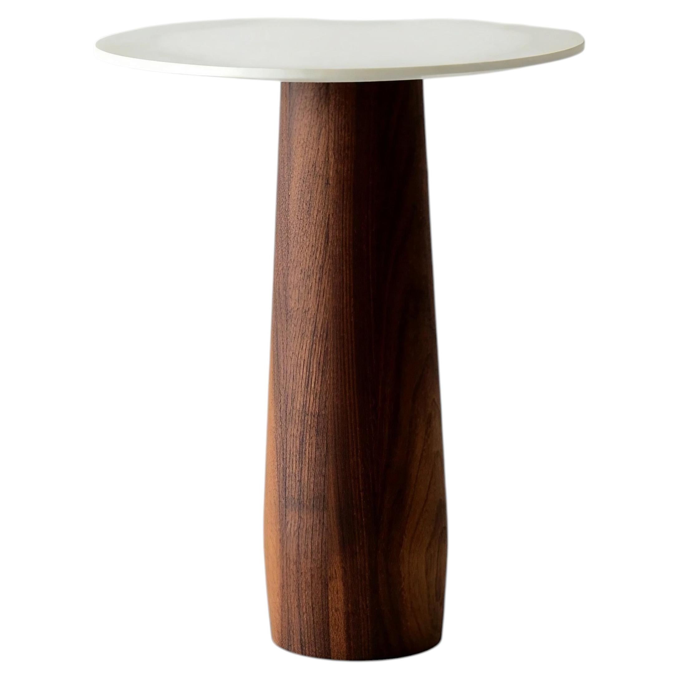 Walnut Small Bedford Side Table by Hollis & Morris