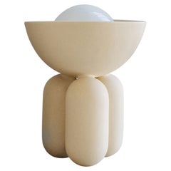 Almond Small Moor Half Sphere Lamp by Lisa Allegra