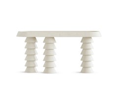 Trigono Creme-Konsolentisch von Studio Anansi