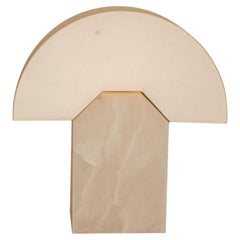 White Alabaster Edna Table Lamp by Simone & Marcel