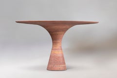 Travertino Rosso Refined Contemporary Marble Oval Table 210/75