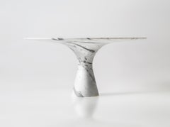 Bianco Statuarietto Contemporary Oval Marble Dining Table 290/75