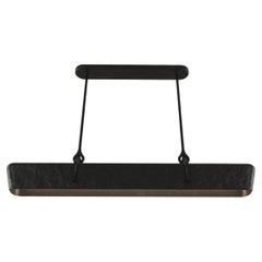 Suspension sculpturale contemporaine Axel en bronze noir par Michel Amar