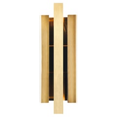 Contemporary Brushed Brass Gold Light Sculpture by Marie Jeunet