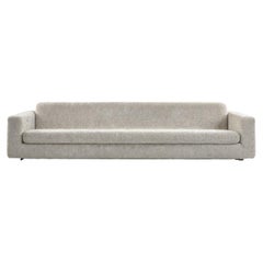 Contemporary Soft Beige Wool Bouclé Floating Sofa by Dennis Kaiser