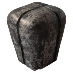Ritual, Unique Side Table in Hemp Crete by Lucas Tyra Morten