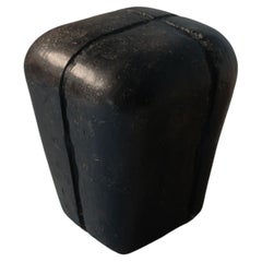 Ritual, Unique Side Table in Hemp Crete by Lucas Tyra Morten