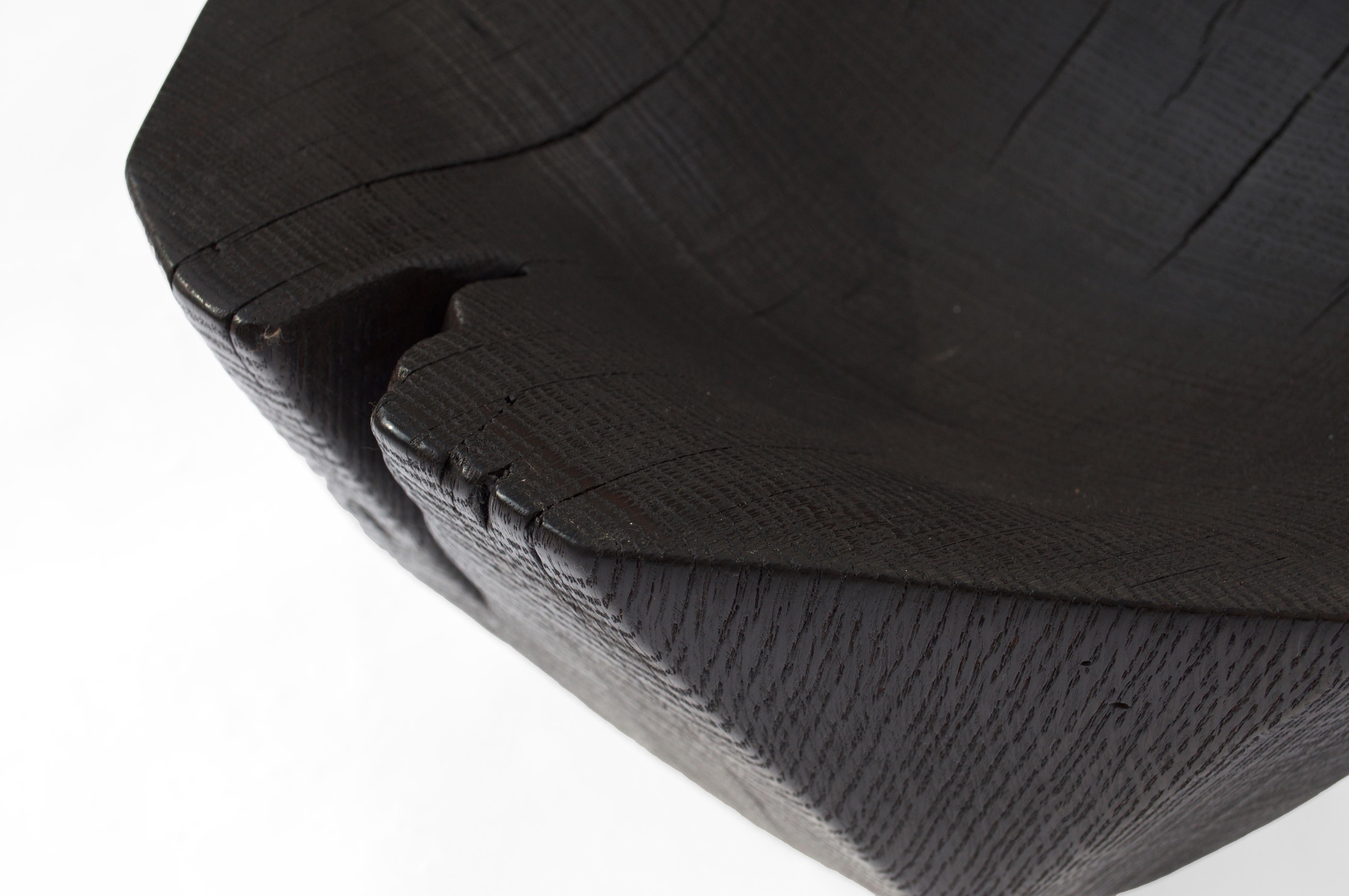 Post-Modern V21274 Vessel in Oxidized Oak Wood by Jörg Pietschmann For Sale