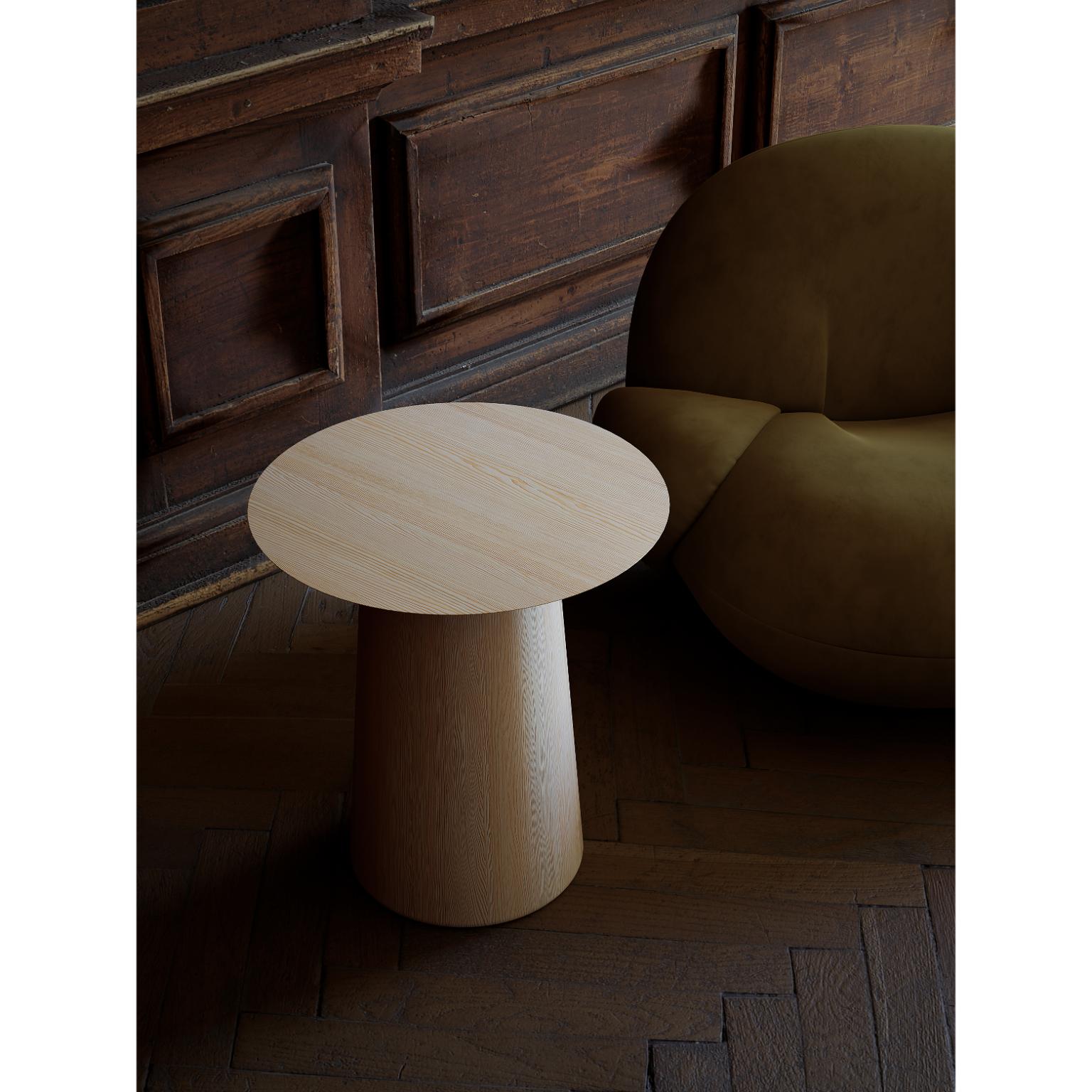 Mushrooms-PS Side Table In Natural Ash Wood by Heilig Objects For Sale 9