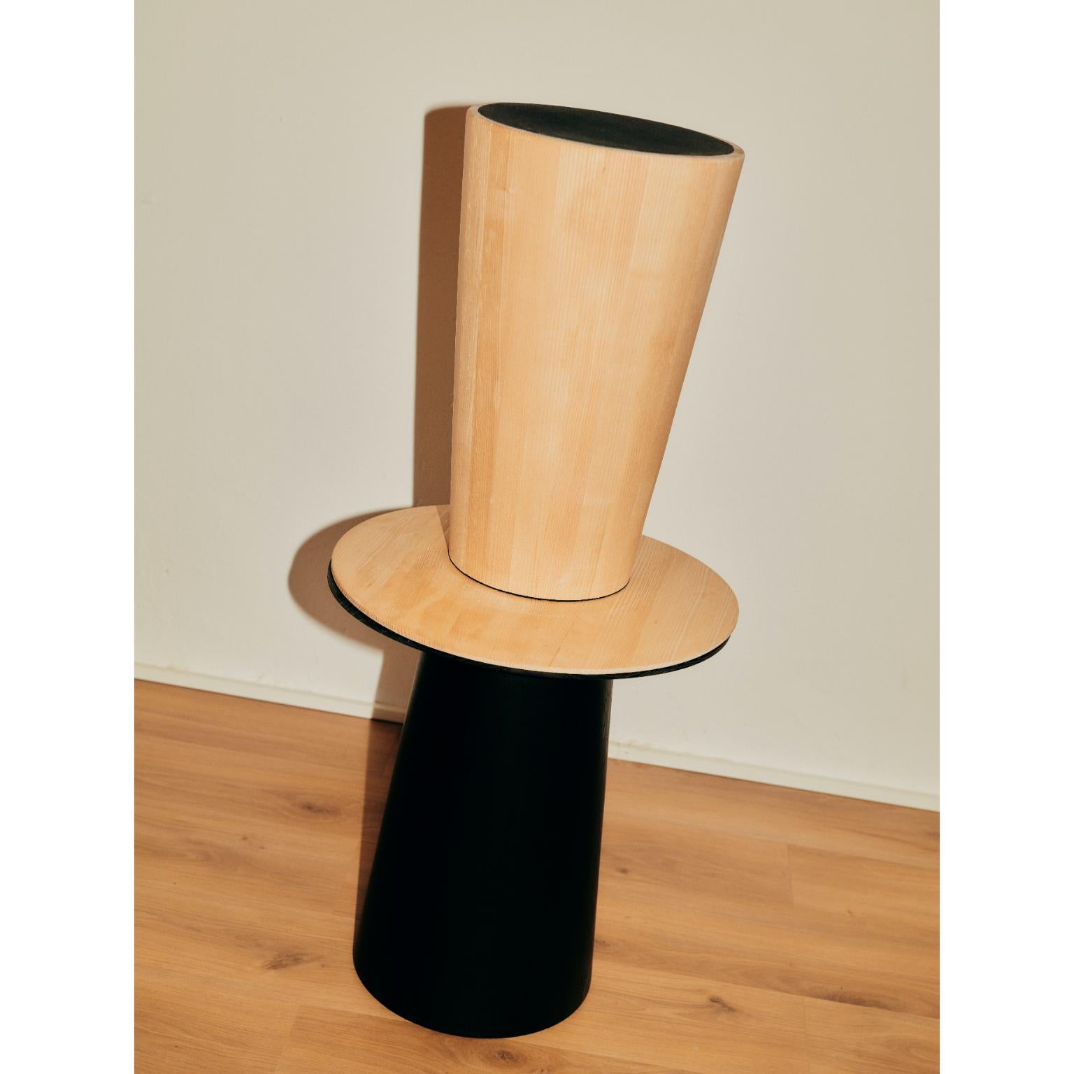 Mushrooms-PS Side Table In Natural Ash Wood by Heilig Objects For Sale 10