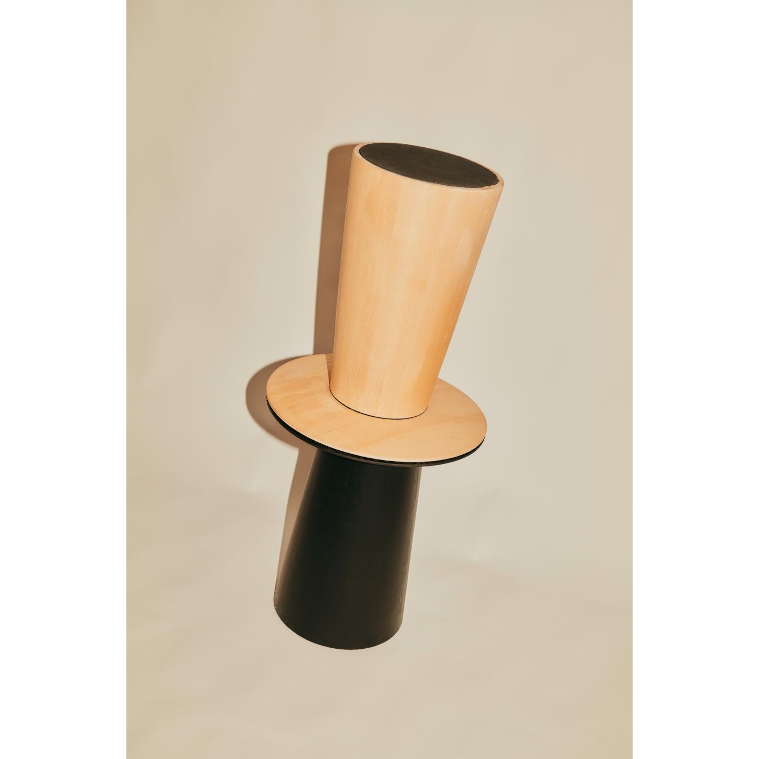 Mushrooms-PS Side Table In Natural Ash Wood by Heilig Objects For Sale 11
