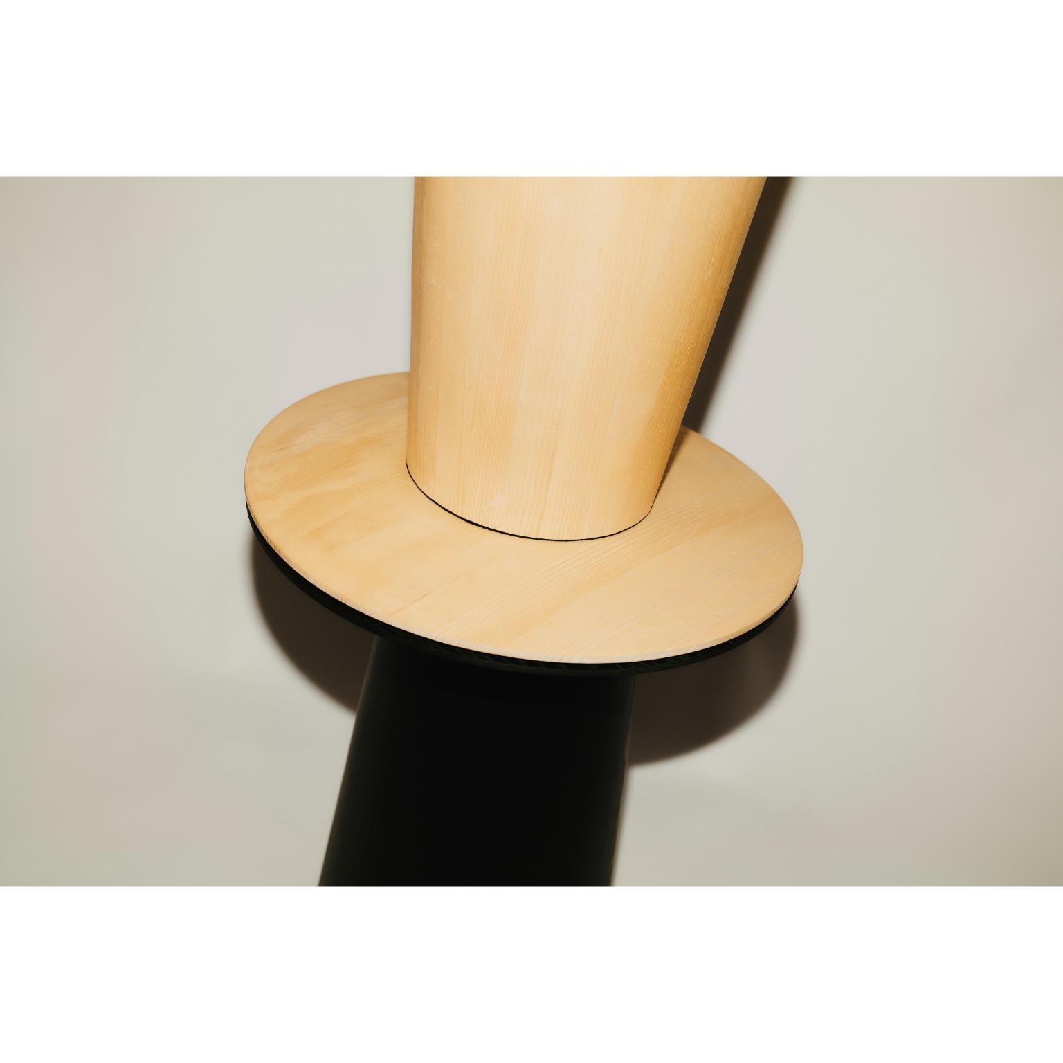 Mushrooms-PS Side Table In Natural Ash Wood by Heilig Objects For Sale 12