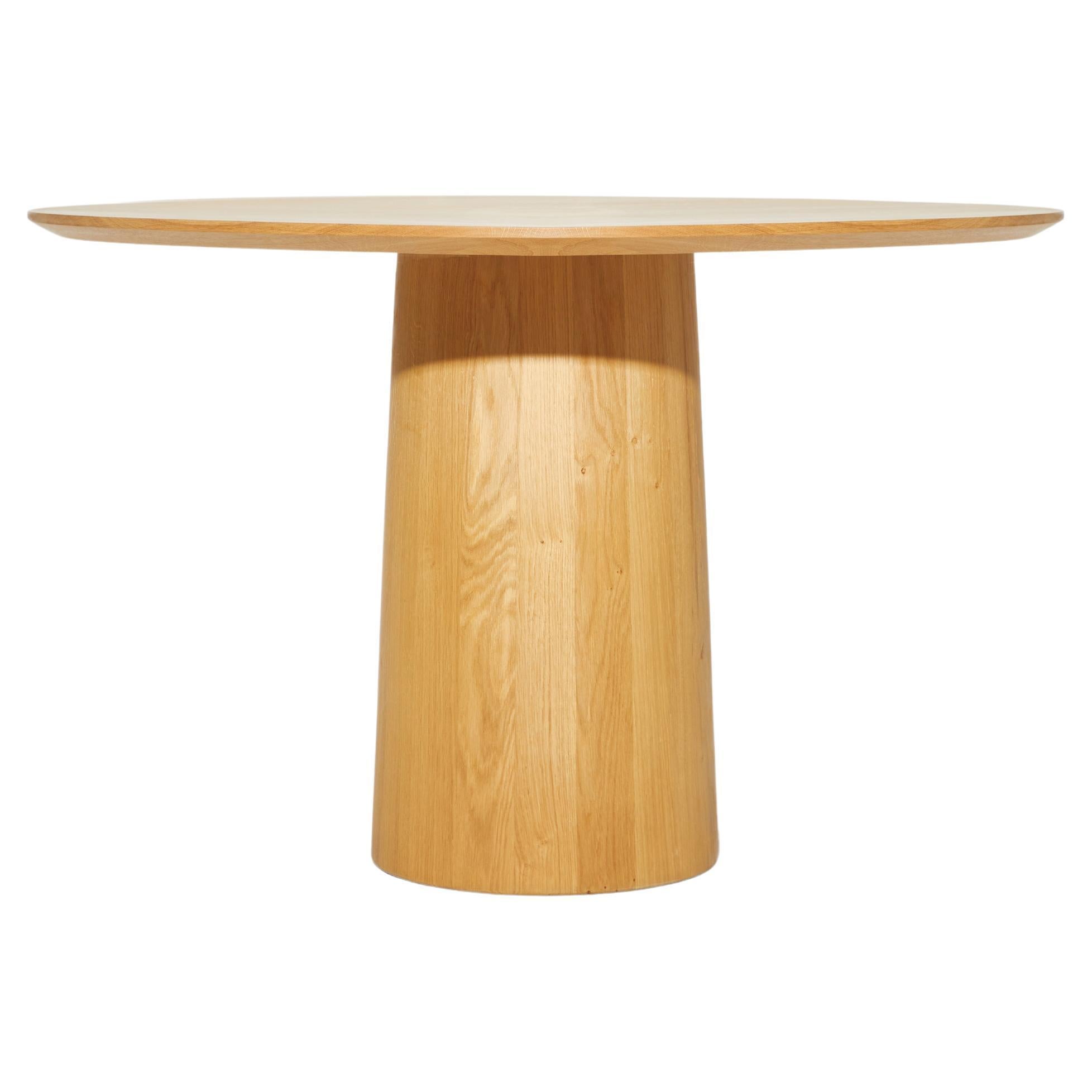 Mushrooms-PS Dining Table In Natural Oak Wood by Heilig Objects For Sale