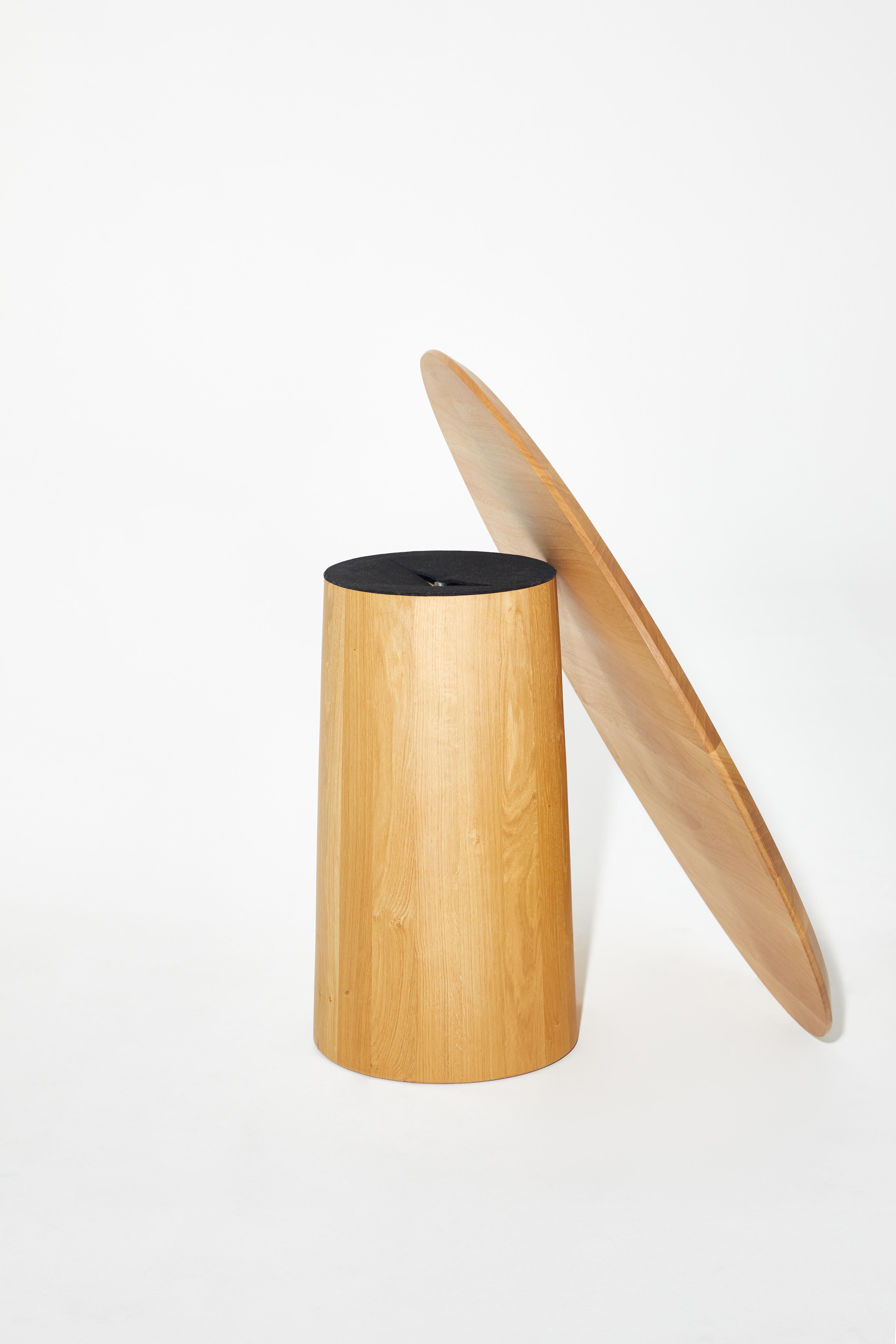 German Mushrooms-PS Dining Table In Natural Oak Wood by Heilig Objects For Sale