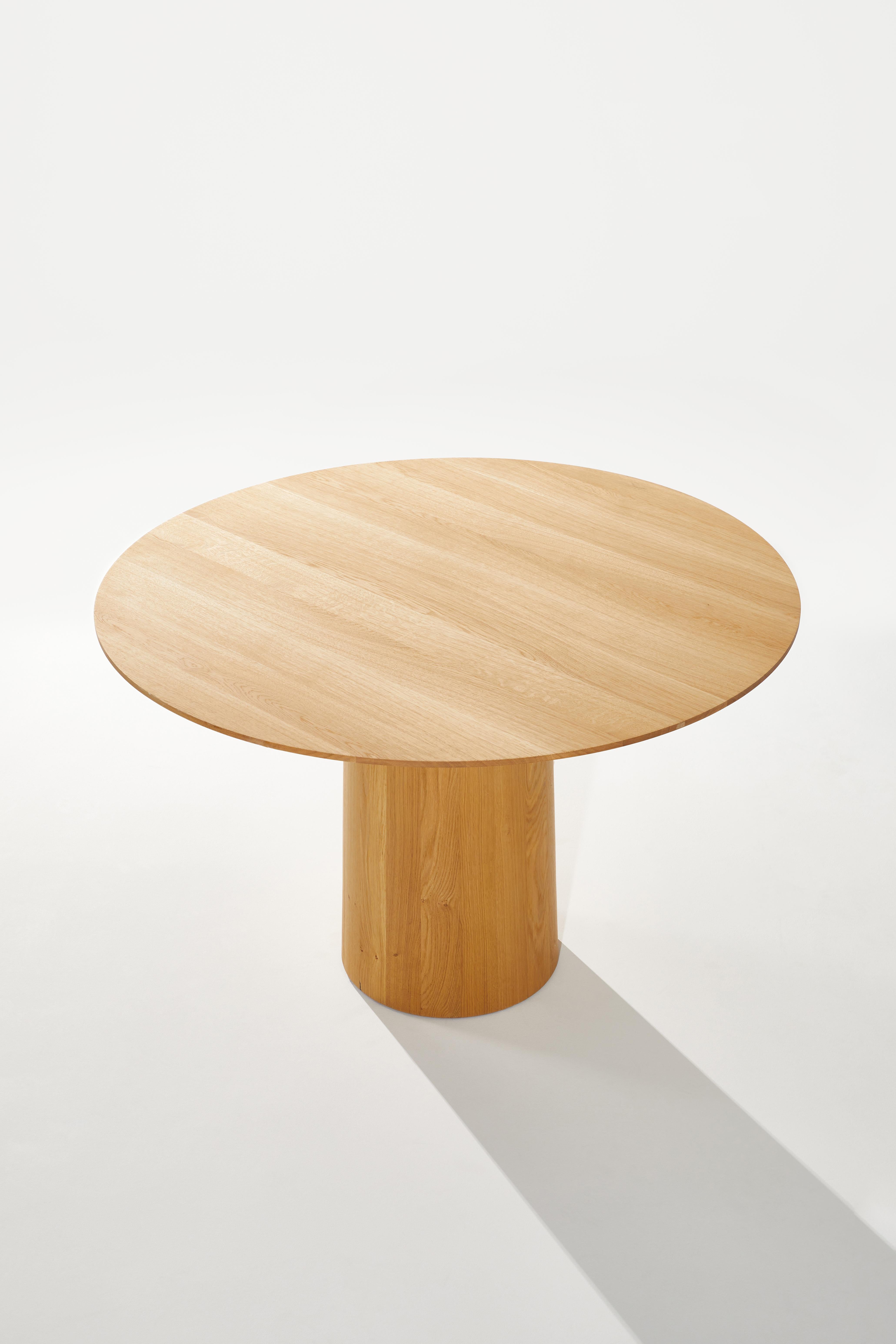 Other Mushrooms-PS Dining Table In Natural Oak Wood by Heilig Objects For Sale
