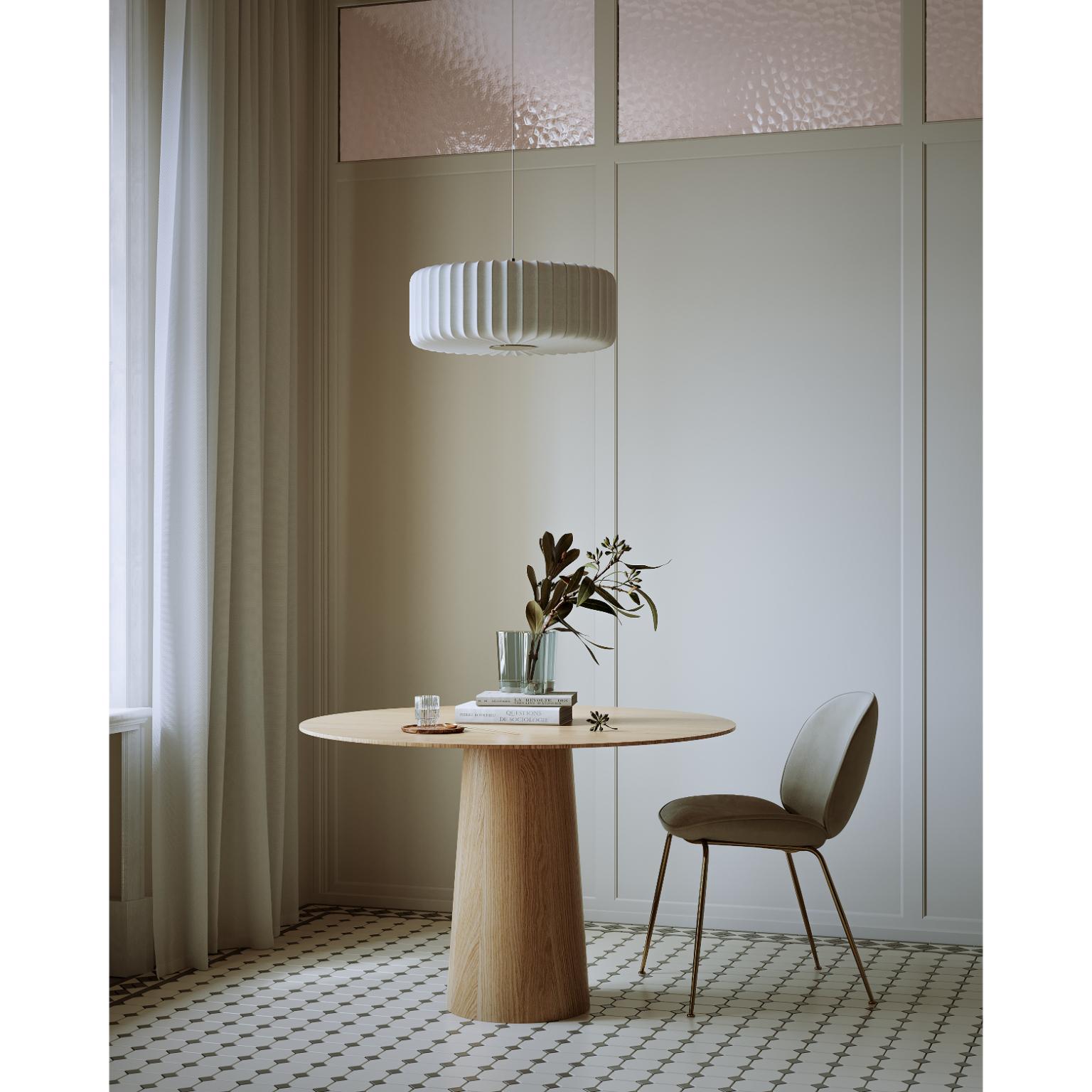 Contemporary Mushrooms-PS Dining Table In Natural Oak Wood by Heilig Objects For Sale