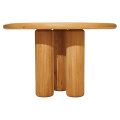 Fat Leg 65 Dining Table In Natural Oak Wood by Heilig Objects