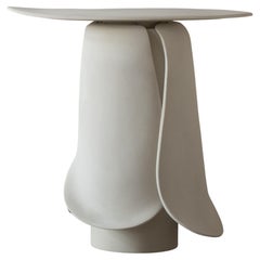 Ceramic and Wood Console by Elsa Foulon