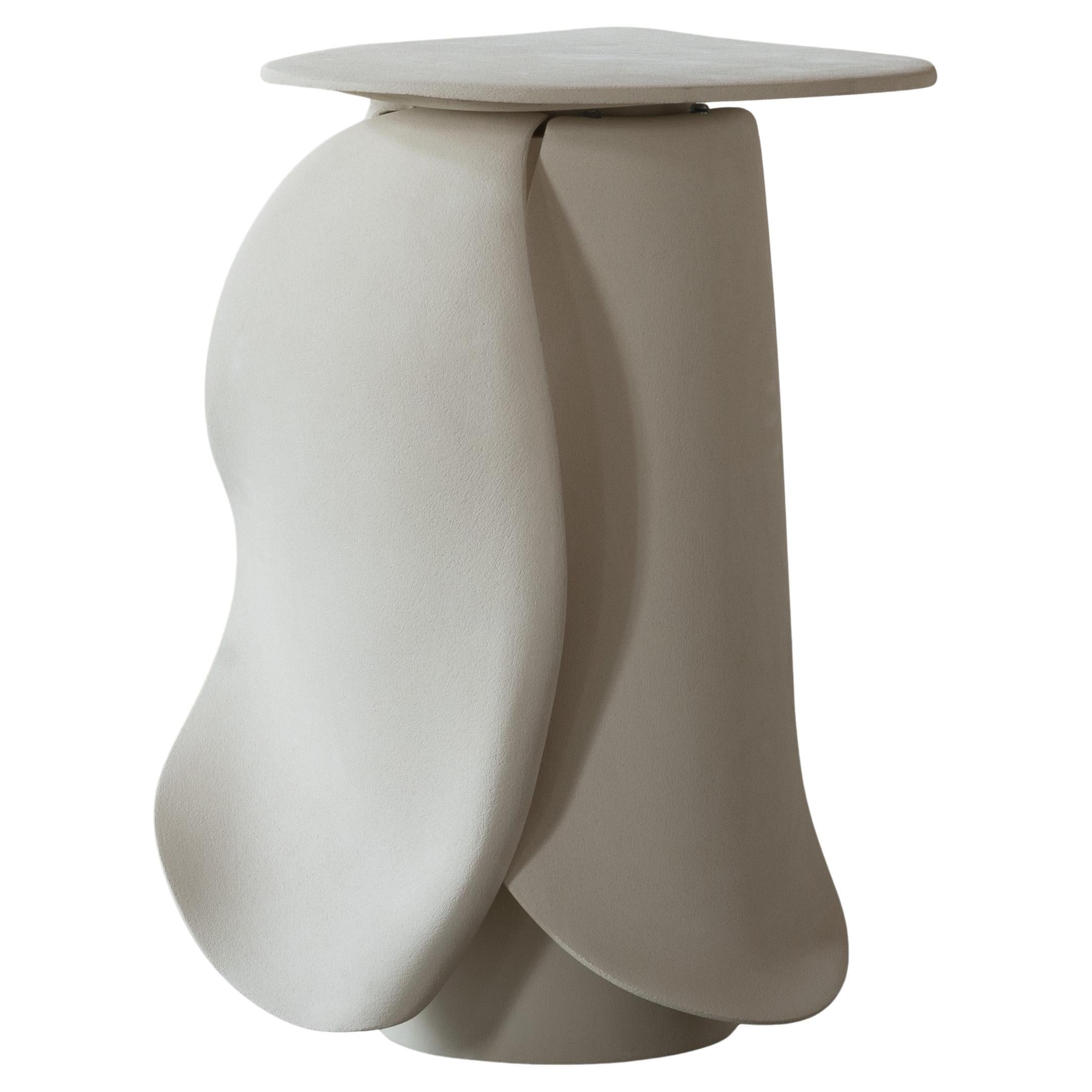 Ceramic and Wood Console by Elsa Foulon For Sale