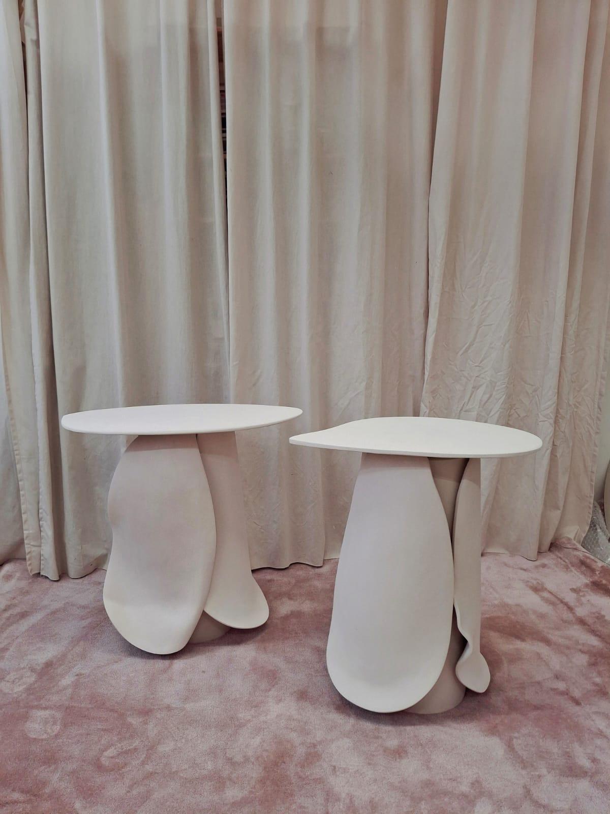 Ceramic and Wood Console by Elsa Foulon In New Condition For Sale In Geneve, CH