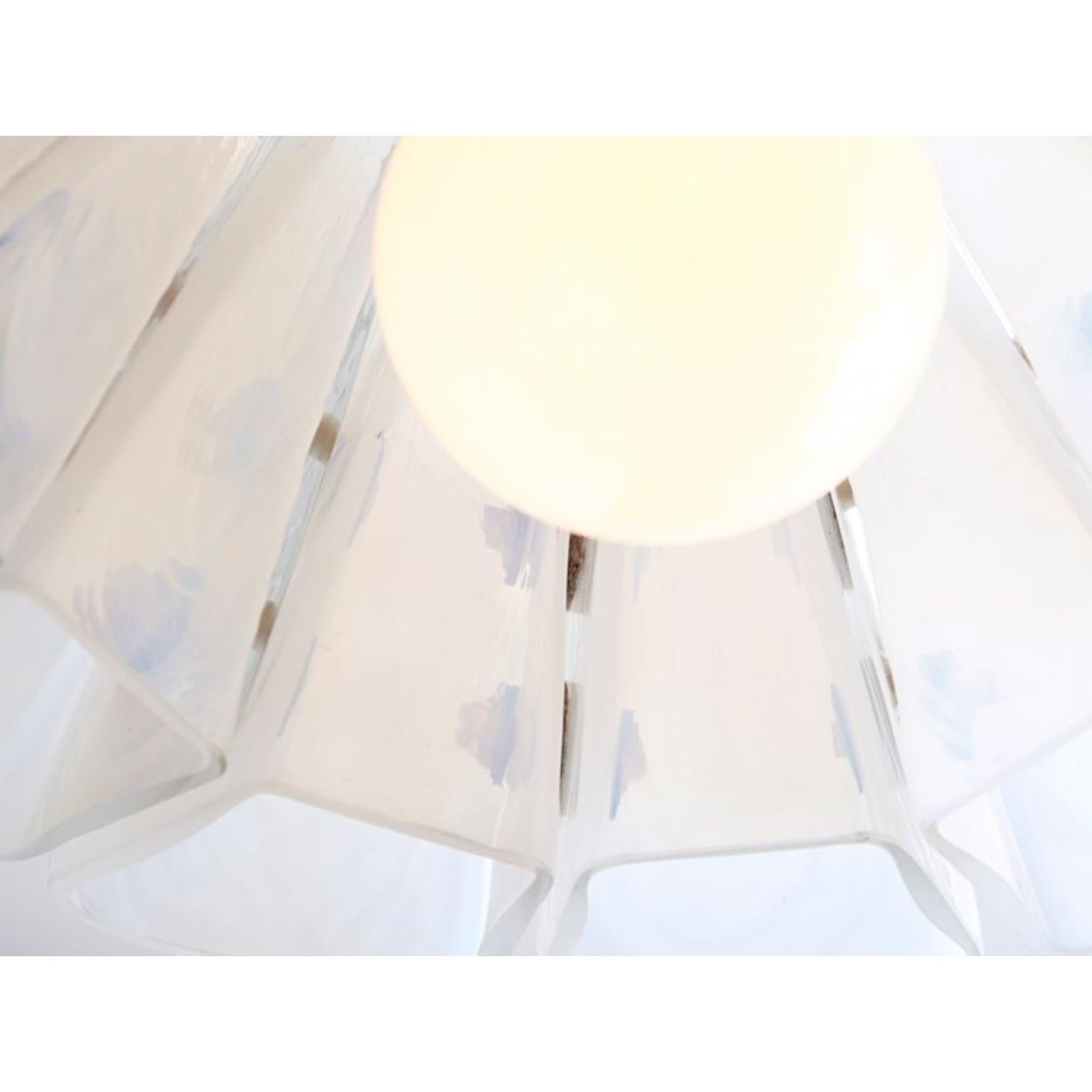 Sirius Pendelleuchte aus Messing, Leder und Opalglas von Bianco Light + Space im Zustand „Neu“ im Angebot in Geneve, CH