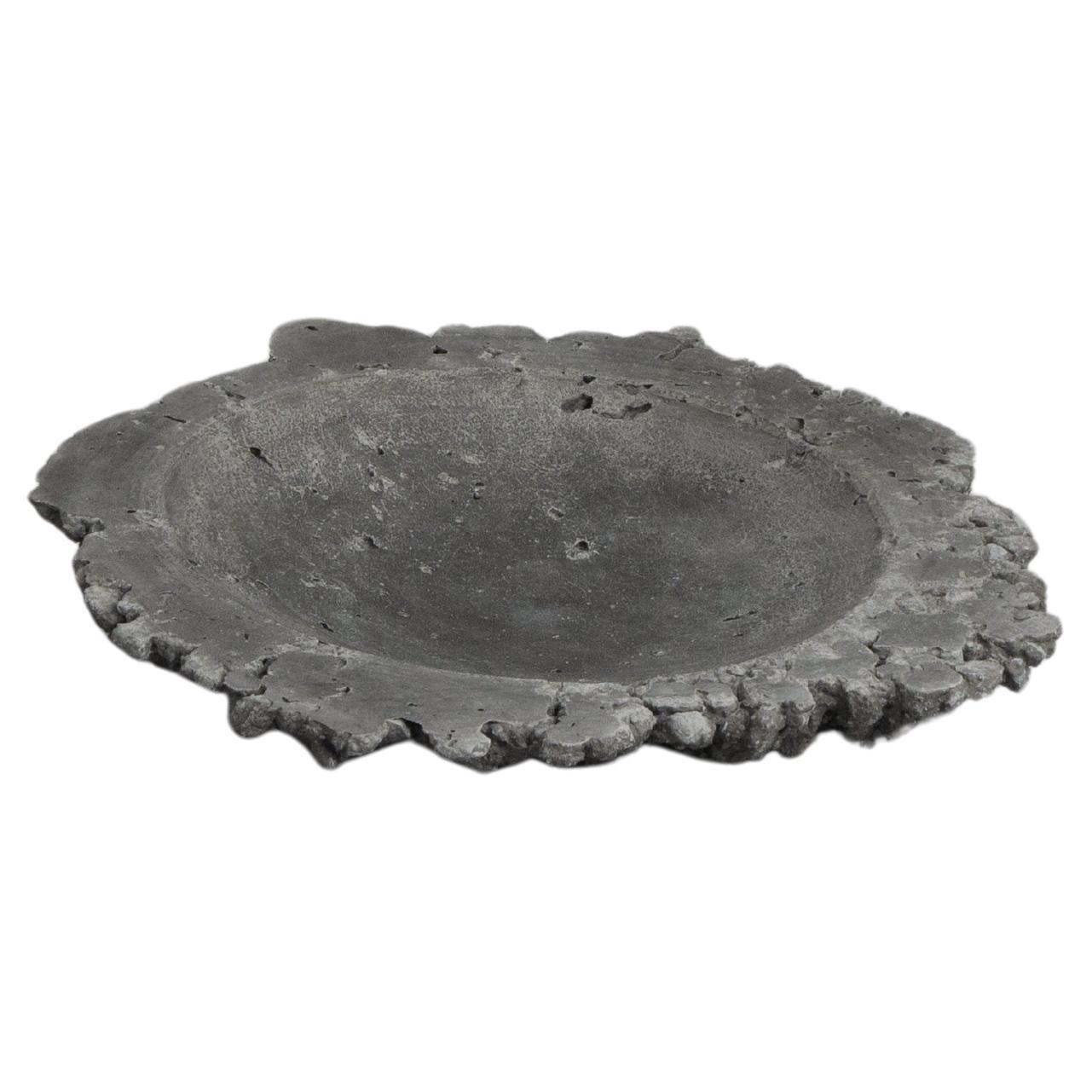 Small Artificial Formations Concrete Plate by Davide Ronco