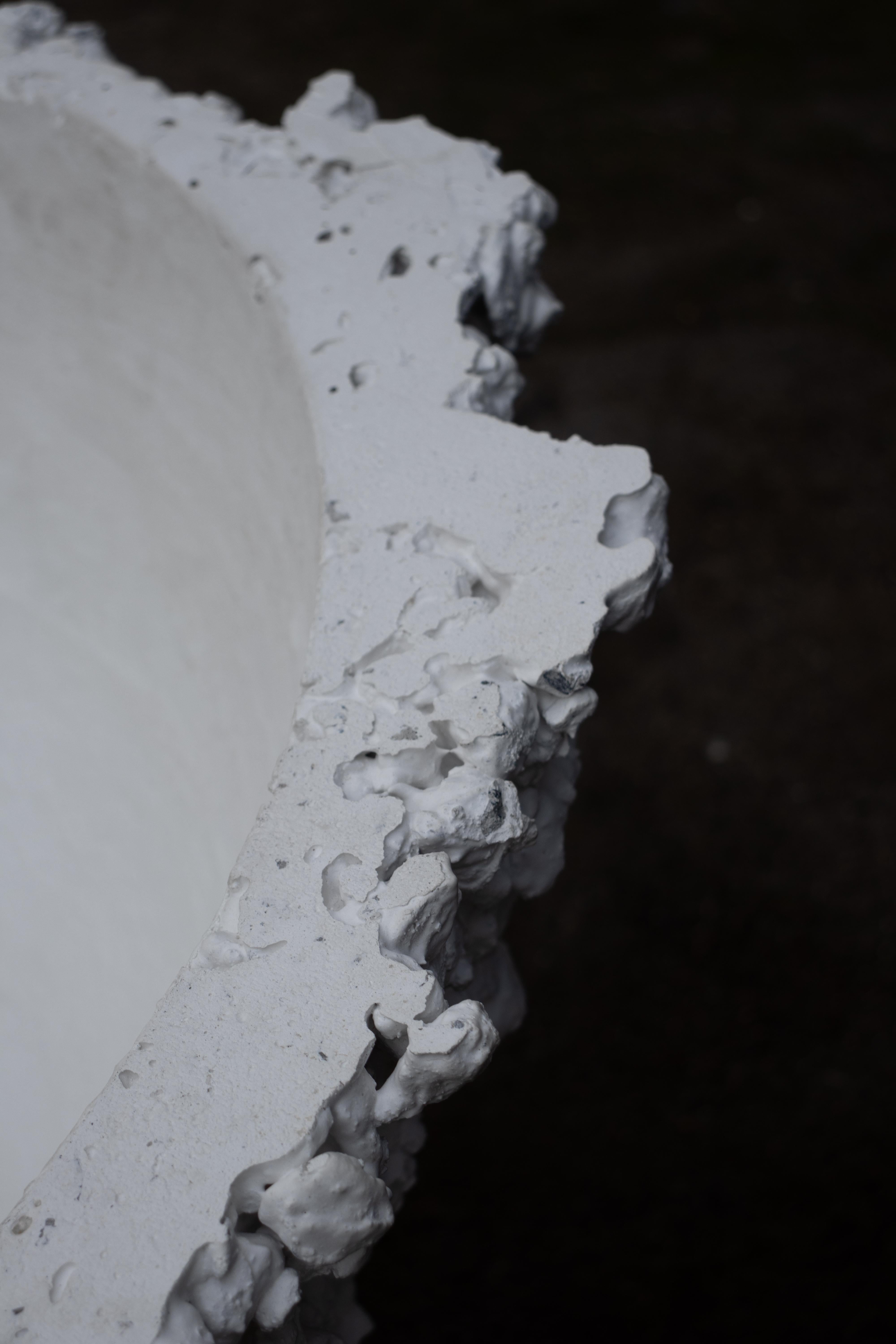 Contemporary Artificial Formations Concrete Bowl by Davide Ronco For Sale