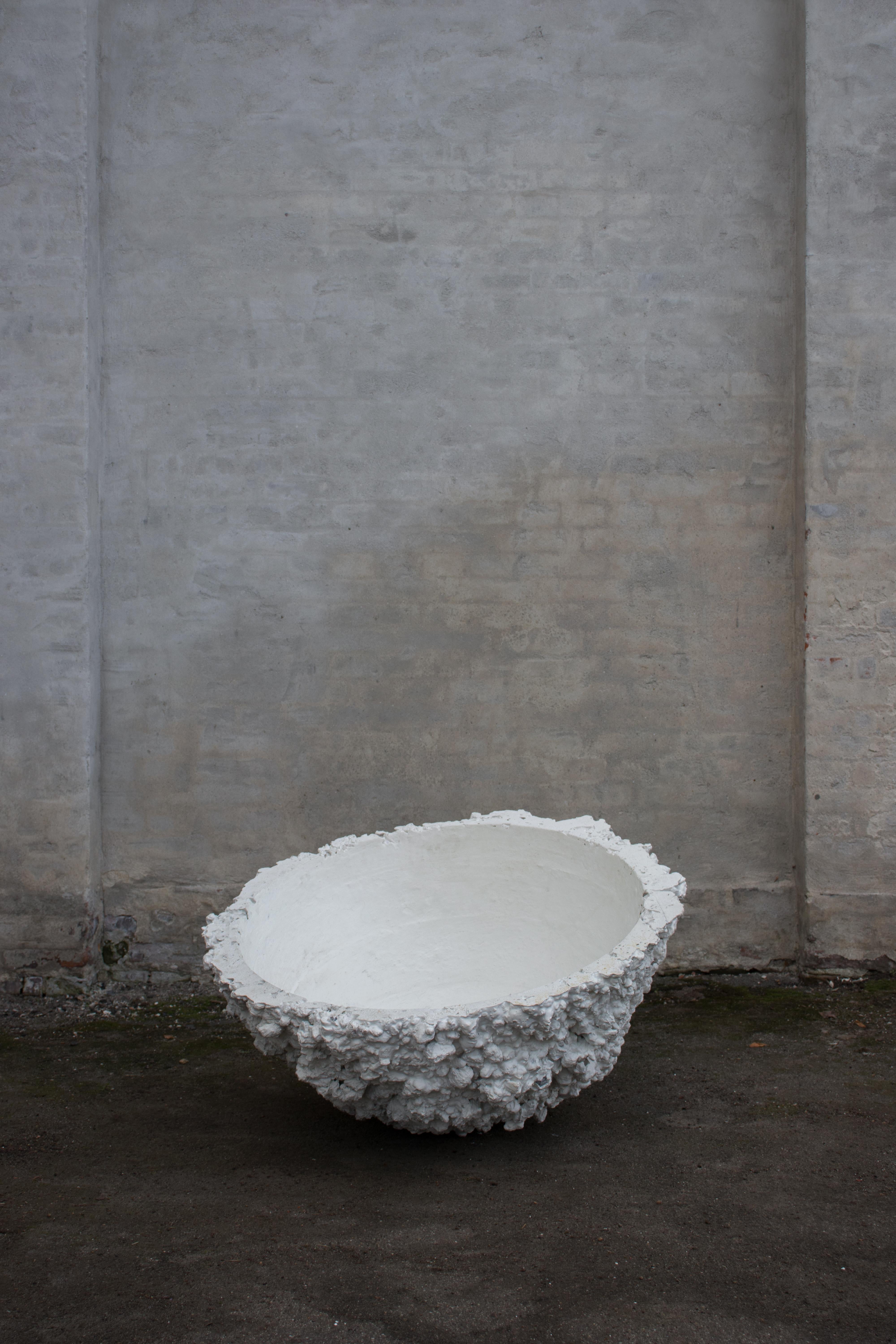 Post-Modern Artificial Formations Concrete Bowl by Davide Ronco For Sale