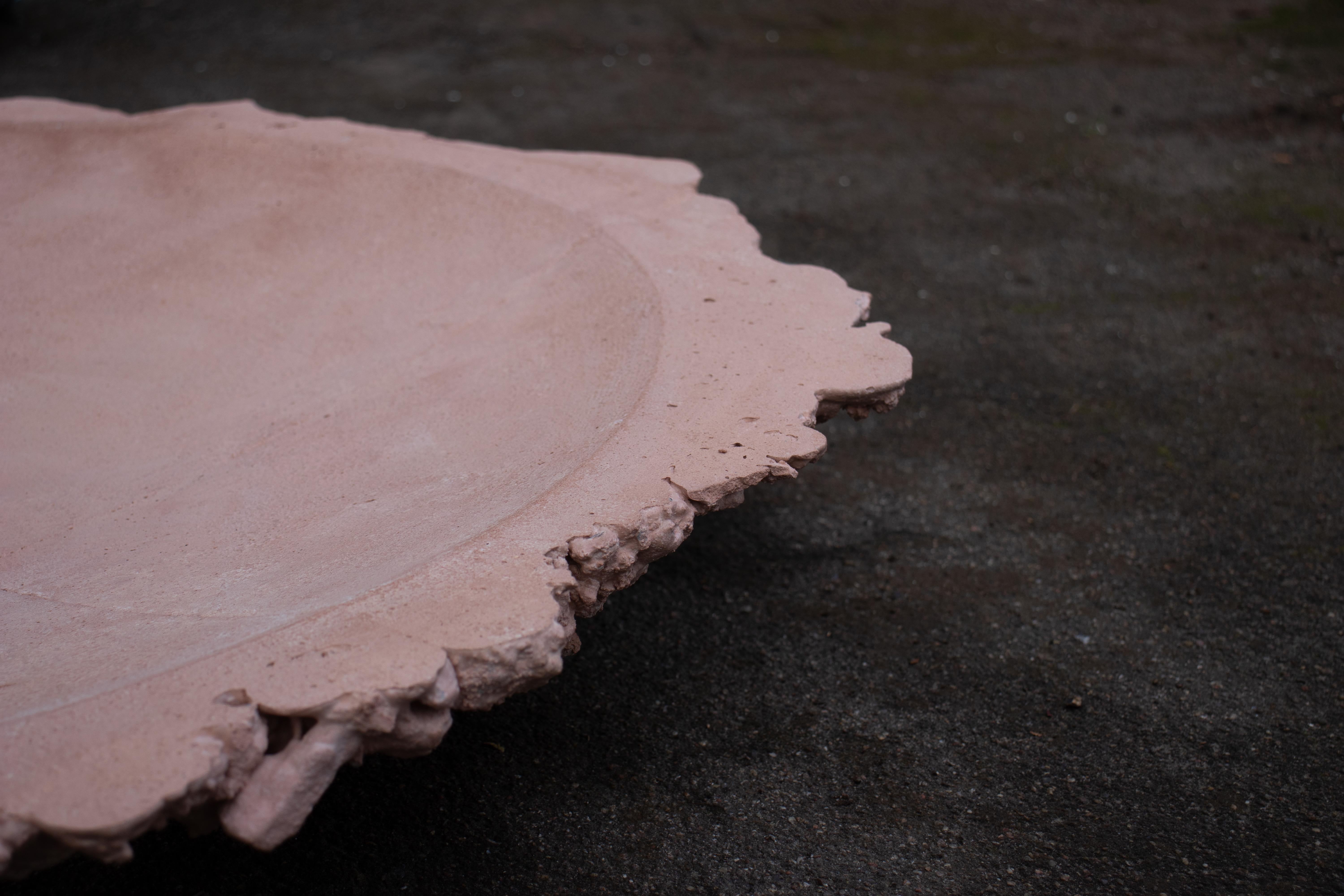 Artificial Formations Concrete Plate by Davide Ronco For Sale 1