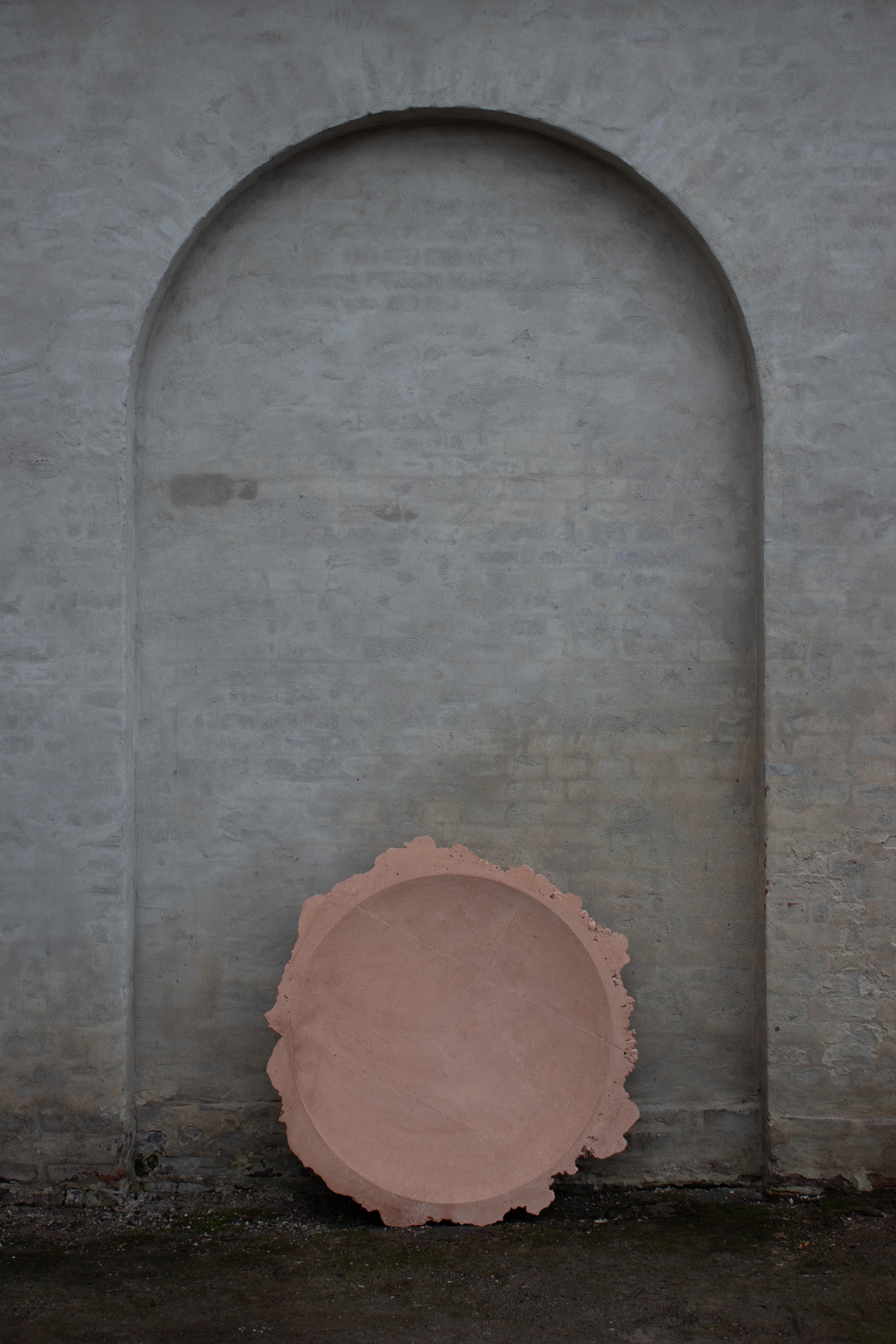 Italian Artificial Formations Concrete Plate by Davide Ronco For Sale