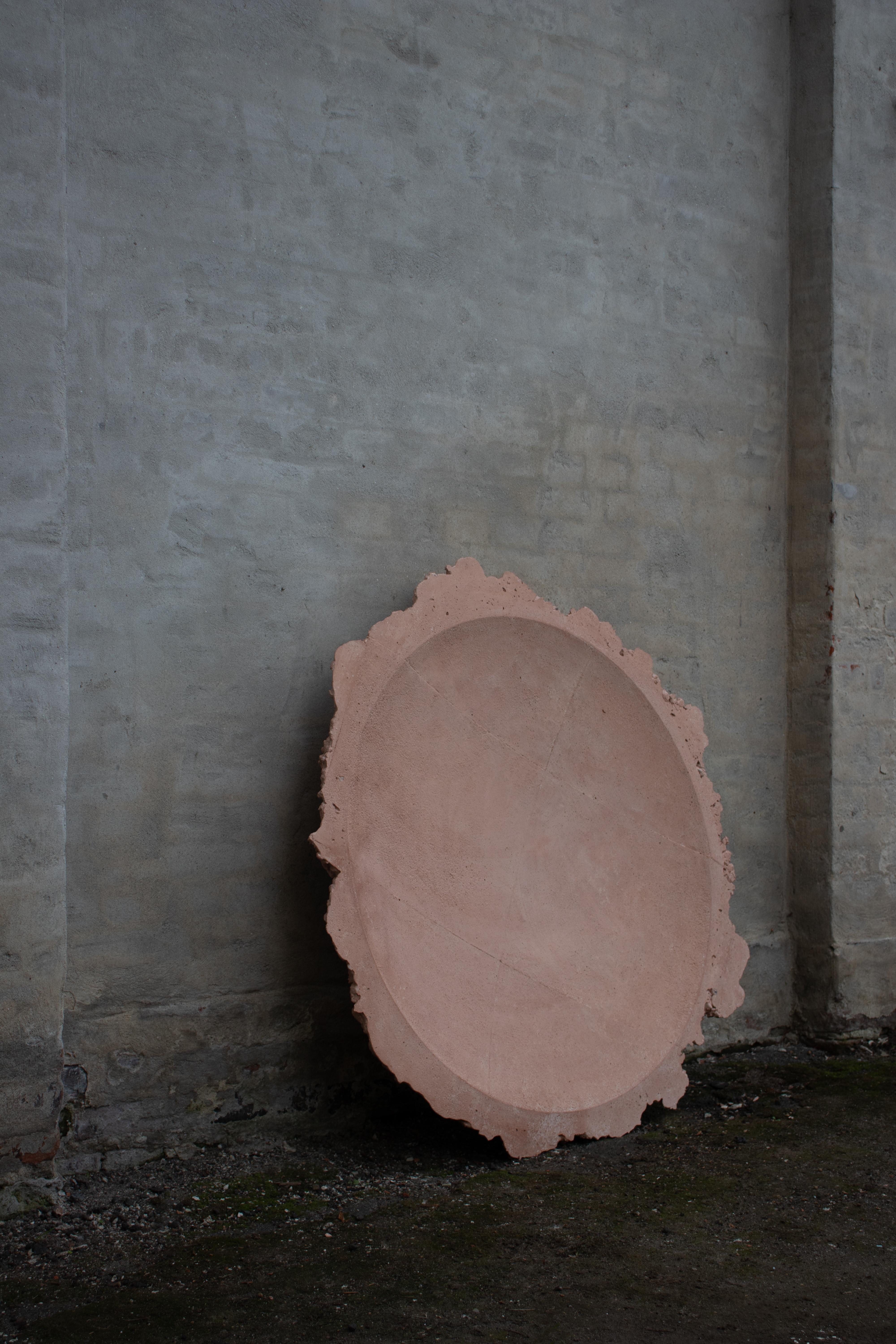 Artificial Formations Concrete Plate by Davide Ronco
One of a Kind
Dimensions: D 115 x H 15 cm. 
Materials: Concrete.

Concrete, the most widely used material in the world after water, is an evident manifestation of the human imprint on our planet.
