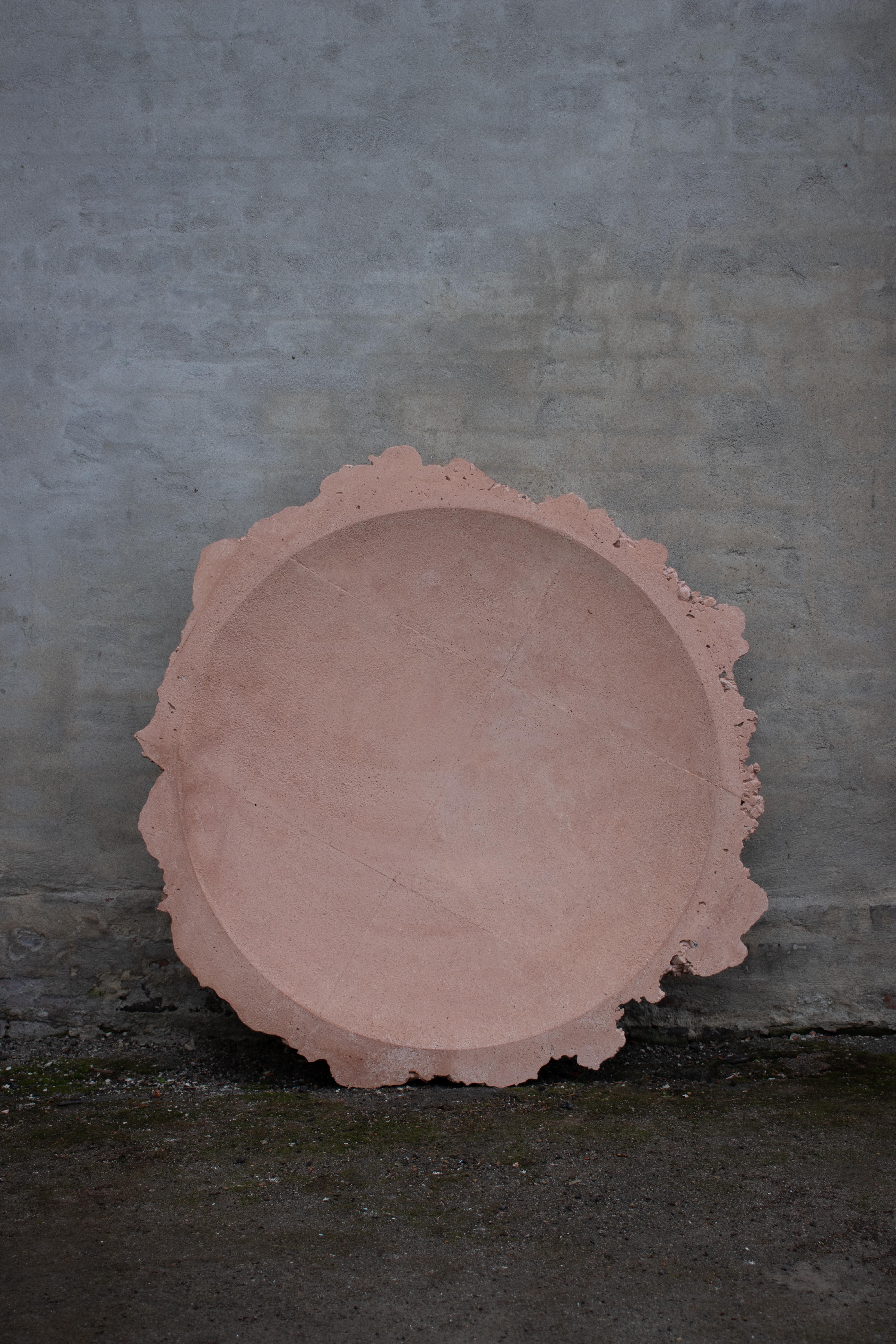 Post-Modern Artificial Formations Concrete Plate by Davide Ronco For Sale