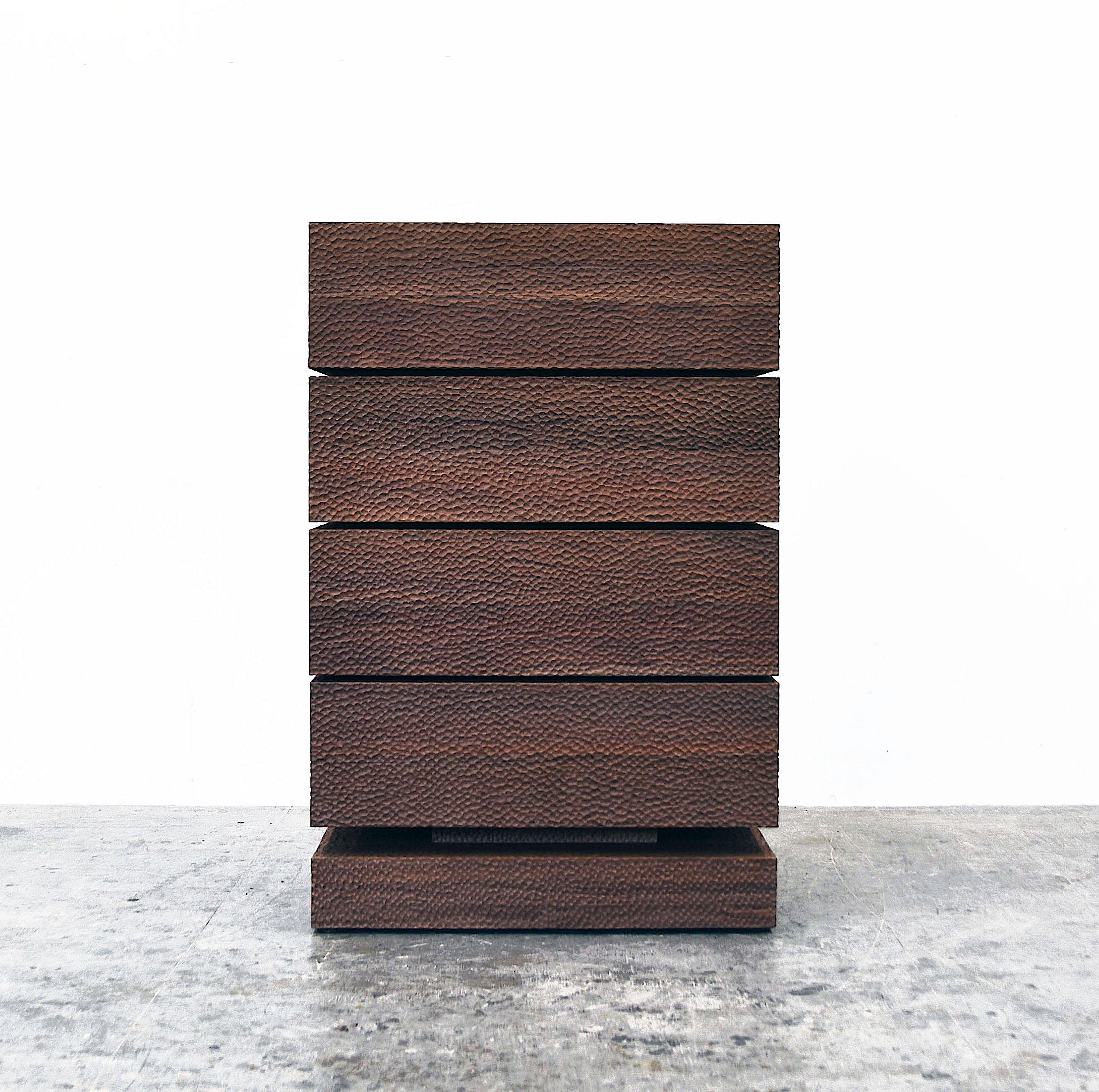 Carved and Walnut BW-D1 Dresser by John Eric Byers
Dimensions: W 81 x D 52 x H 123 cm.
Materials: Carved, Walnut.

John Eric Byers creates geometrically inspired pieces that are minimal, emotional, and modernly refined.
John's individually handmade