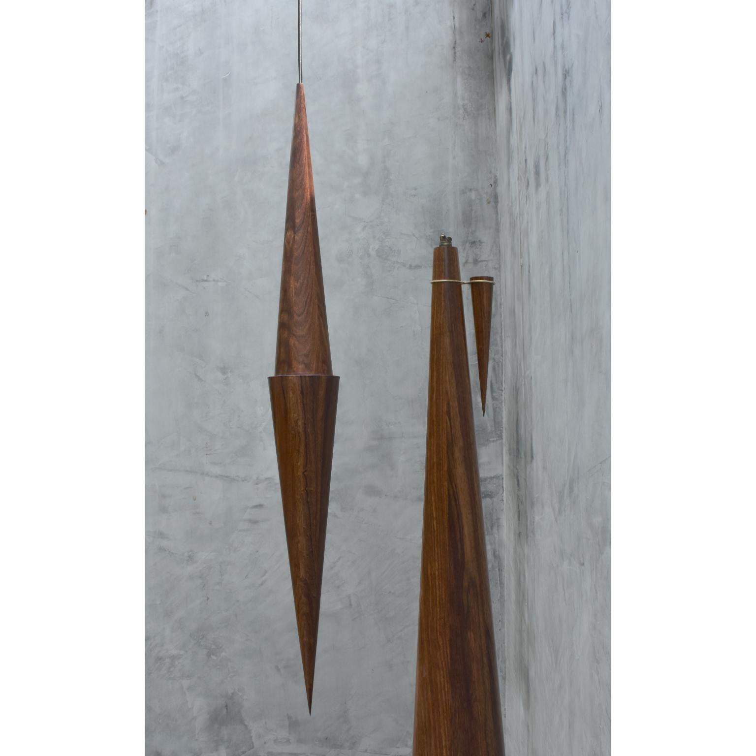 Spagnolo Lampada a sospensione in Wood Wood di Alina Rotzinger in vendita