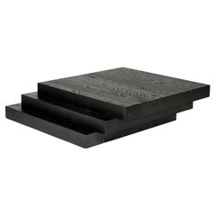 Scalae 120 Quadratischer Couchtisch aus europäischer Eiche dunkel von Mokko Amsterdam