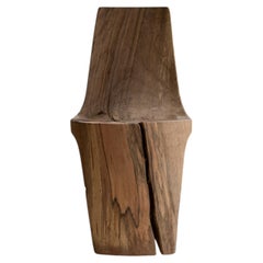 Sedia da pranzo Batan a blocco unico in Wood di Sebastián Cappiello