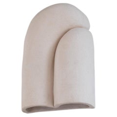 Aplique Único de Sète en Gres Chamotte Blanco de Alice Lahana Studio