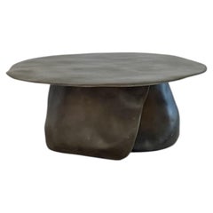 Moss Brown Formless Fiberglass Coffee Table by kar