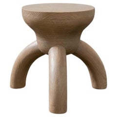 ELEMENTOS Sgabello ad acqua in pino sabbiato con finitura naturale di Daniel Couttolenc