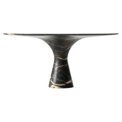 Port Saint Laurent Refined Contemporary Marble Round Table M/R 180
