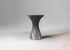 Grafite Contemporary Honed Marble Stool by Angelo Alinea